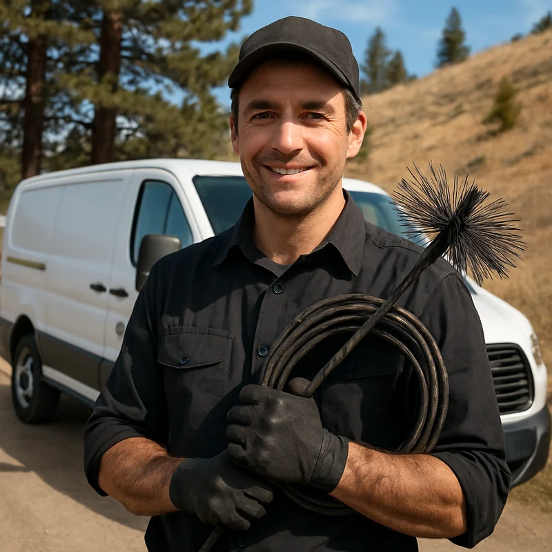 Narrow Gauge Chimney technician